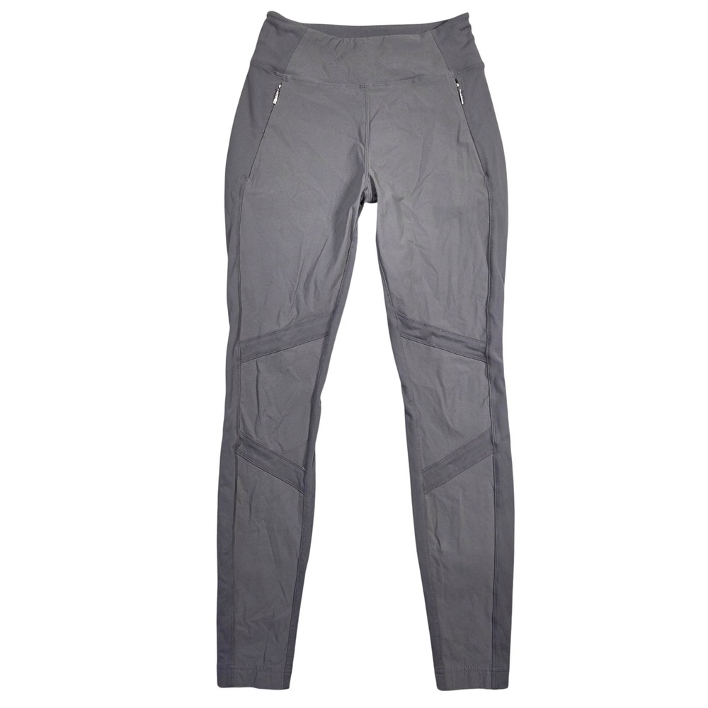 Athleta Highline Hybrid Summiter Tight Pants Gray Athleisure Leggings Size 2 Gym